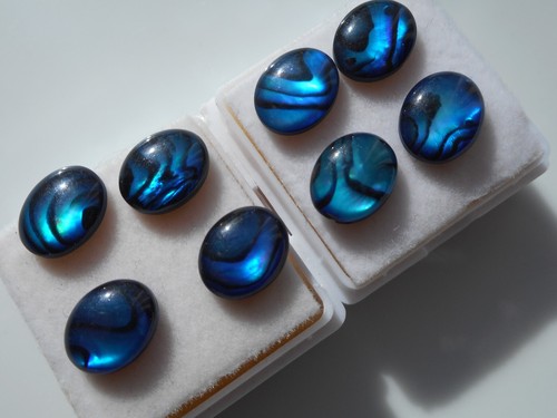 Abalone shell cabochons - , oval