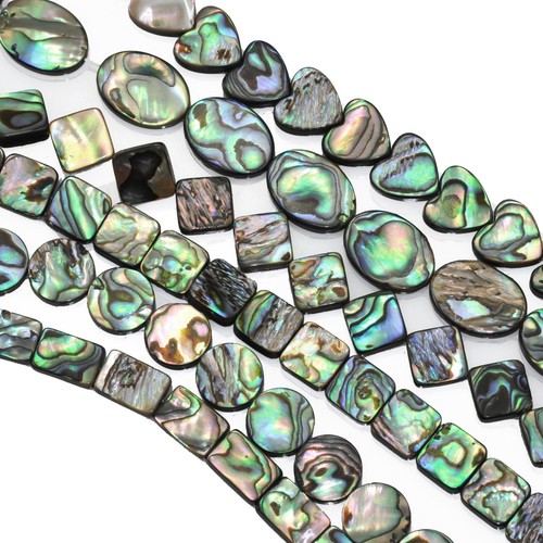 Green abalone shell mother - green, of