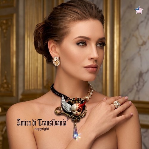 Luxury jewelry necklace - luxury, doll