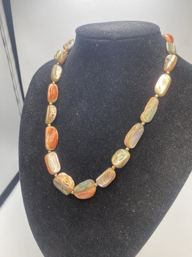 Vintage iridescent abalone - iridescent,