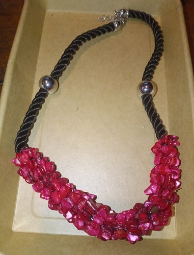 Red mother pearl - mother, artisan