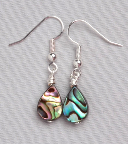 Abalone pear shaped drop - abalone,