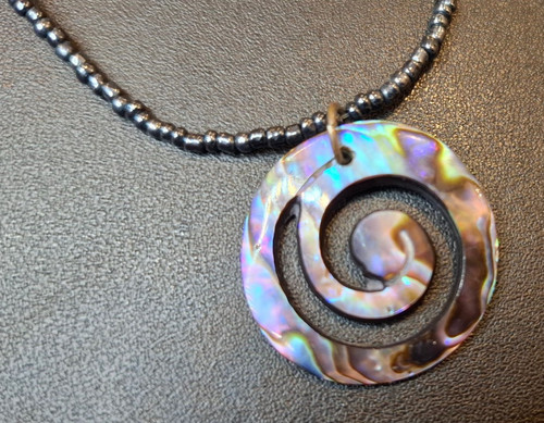 Maori design abalone paua