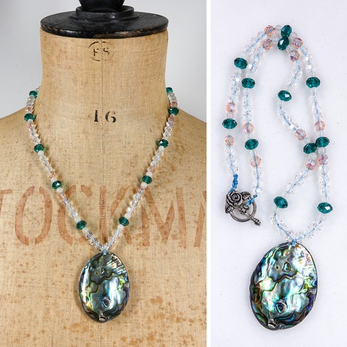 Shimmery blue abalone - shimmery, shell