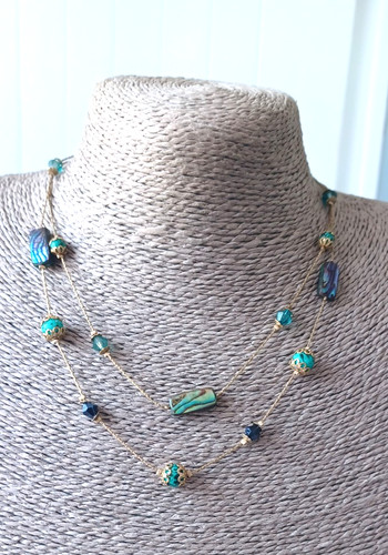 Abalone shell turquoise - abalone,