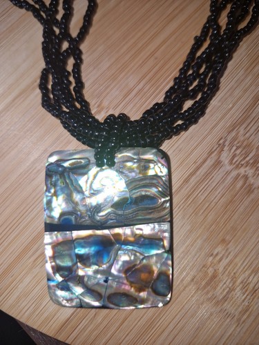 Abalone shell pendant 5 - pendant,