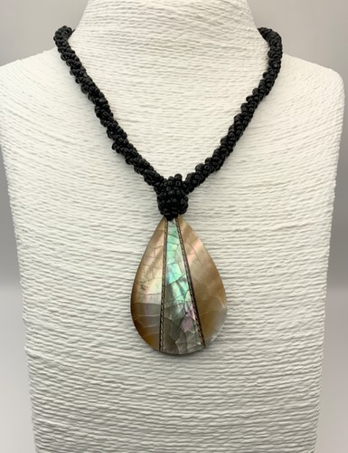Abalone black bead - abalone,