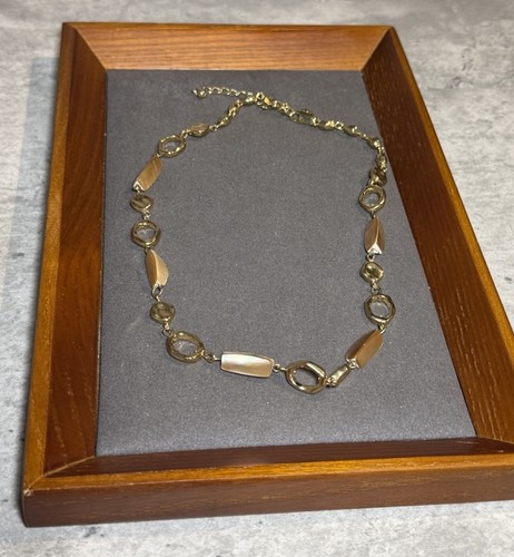Necklace gold tone - gold, links
